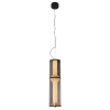 Lampa wisząca tuba Aeris LP-2137/2P SM LED 25W CCT czarna przydymiona