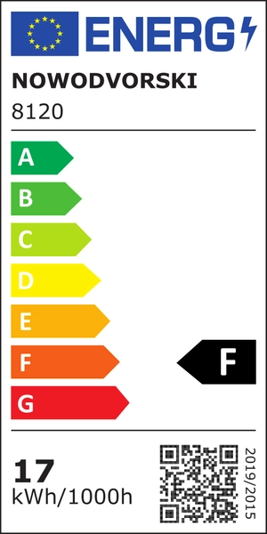 Lampa ścienna sopel Ice Tube 8120 srebrny kinkiet LED 18W 4000K