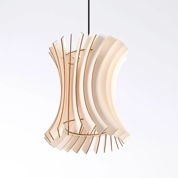 Ekologiczna lampa wisząca SL.0642 sypialniany zwis drewno