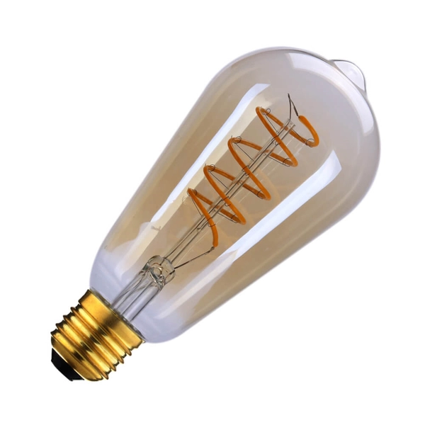 Klimatyczna żarówka 757-ST64-3DM-SR-AMB Italux LED E27 6W 260lm 2200K bursztynowa