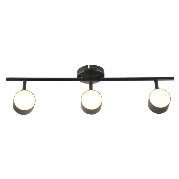 Metalowy plafon KUBIK 318275 punktowa lampa LED 12,6W czarna