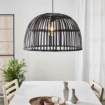 LAMPA wisząca COTTAGE 107981 Markslojd okrągła OPRAWA kopuła koszyk basket zwis czarny