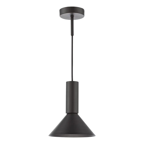 Loftowa lampa wisząca Ragnar RAG0122 do jadalni stożek czarny