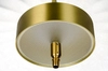 Lampa wisząca Chaplin MD12001-1-360 szklana LED 7,5W mosiądz