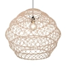 Ekologiczna lampa wisząca boho HIVE R31681036 czarny naturalny