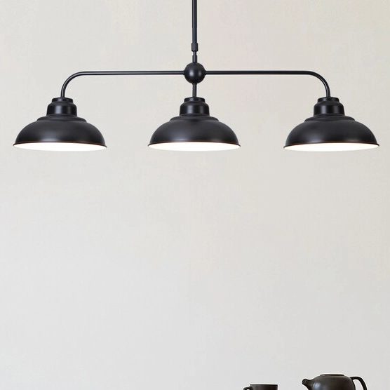 Industrialna lampa wisząca Dragan 5309 czarna do sypialni metalowa