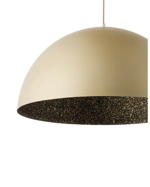Wisząca lampa salonowa Sfera złota kopuła nad stolik