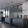 Liniowa wisząca lampa Hiate 1857 Shilo LED 36W 3000K do jadalni biała