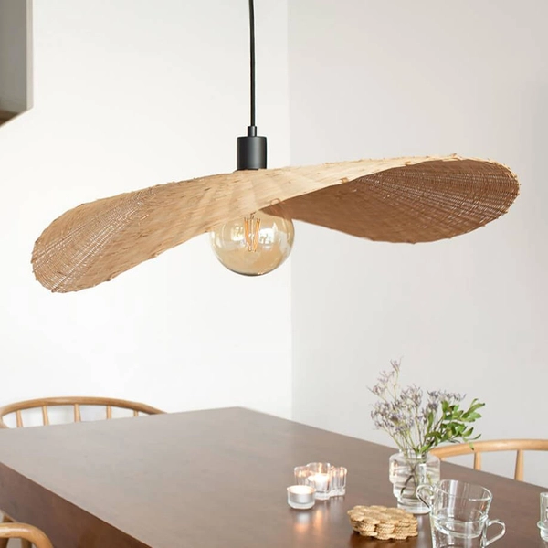 Wisząca lampa sypialniana Rayo 108677 Markslojd bambus naturalny czarny