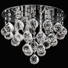 Plafon LAMPA sufitowa VEN P-E 1437/3-30 kryształowa OPRAWA glamour crystal przezroczysta