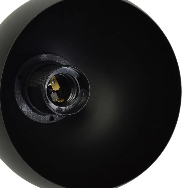 Potrójna lampa sufitowa DAMA BLACK MLP6560 do jadalni kula czarna