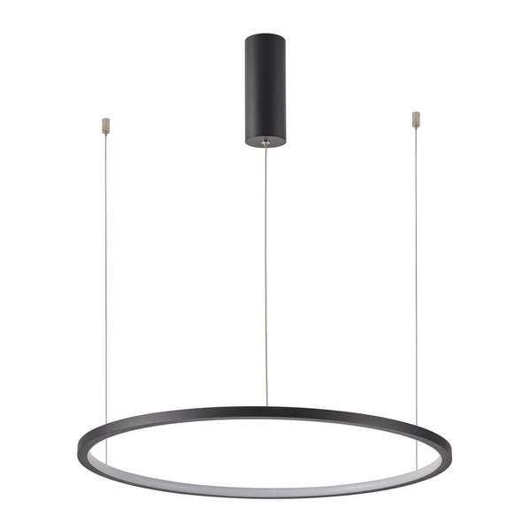Lampa zwisająca Vinola PND-56135B-060RPP-BK-3KS4K-TRDIMM Italux LED 38W 3000-4000K czarna