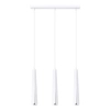 Wisząca lampa potrójna Prysm SL.1399 Sollux tubki do salonu biała