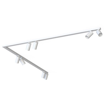 Downlight lampa sufitowa Mono 7751 biurowa oprawa biała ruchoma