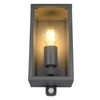 Elewacyjna lampa KORIEL DL142201869 lampion z czujnikiem ruchu antracyt