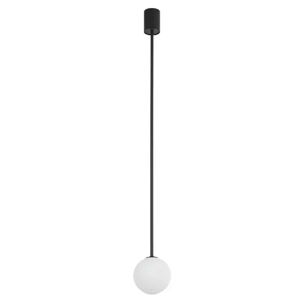 Stylowa lampa wisząca Kier 10307 kula biała czarna