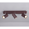 Lampa nasufitowa regulowana MARLEY 802400324 Trio potrójna salonowa miedź