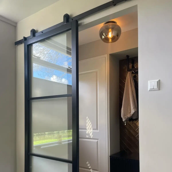 Sufitowa lampa loft Judi 45177/30/65 Lucide do sypialni przydymiona czarna