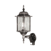 Tarasowa lampa ścienna Wexford WX1-PIR Elstead metalowa czarna srebrna