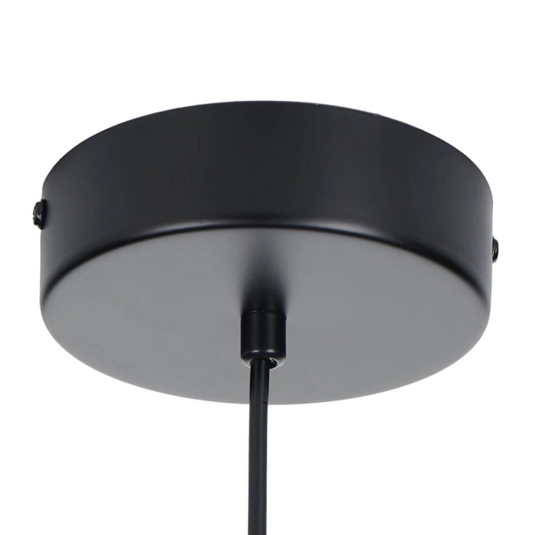 Salonowa lampa wisząca Elipse 60217A-S LED 12W 3000K okrągła czarny mat