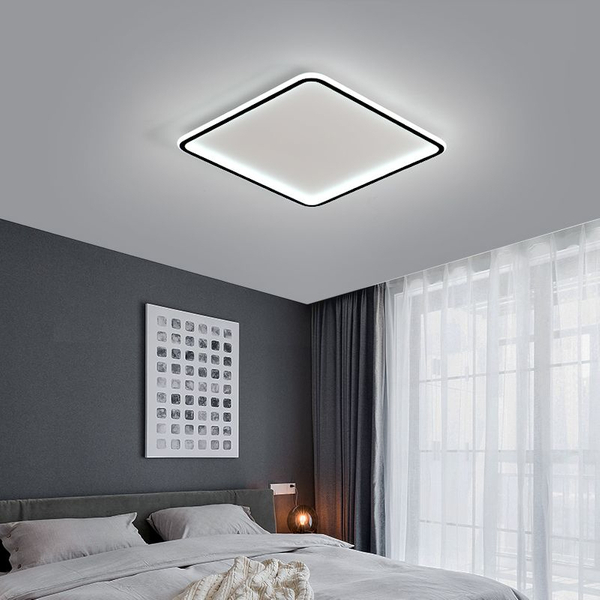 Lampa sufitowa Medium MD1803-S50-Y plafon LED 45W 2700K biały czarny