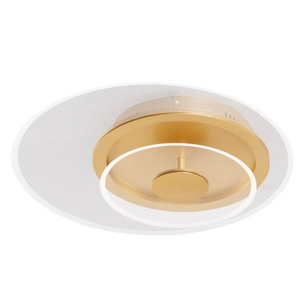 Nasufitowa lampa HUARAL LE44441 LED 29W 3000K okręgi złota przezroczysta