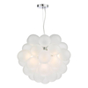 Wisząca lampa bańki Bubbles BUB0602 do salonu biały chrom