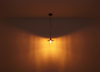 Wisząca lampa Viejo 15086BH 1 industrialna czarna miedziana