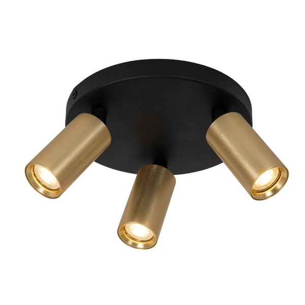 Lampa regulowana nasufitowa RITMO 09942/13/02 metalowa tuby czarne złote