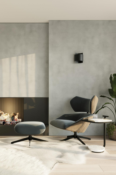 LAMPA ścienna SL.0858 metalowa OPRAWA  kinkiet czarny