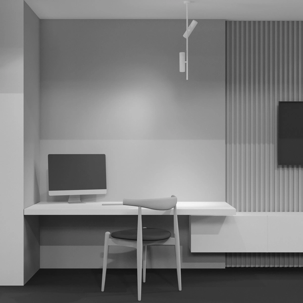 Lampa sufitowa wisząca Elti C021CL-02W podwójne tuby białe