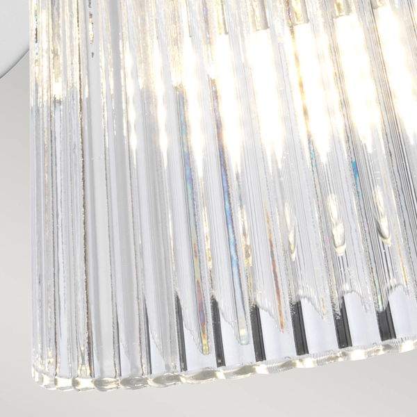 Kinkiet do łazienki QN-ADDISON1-BATH szklany chrom