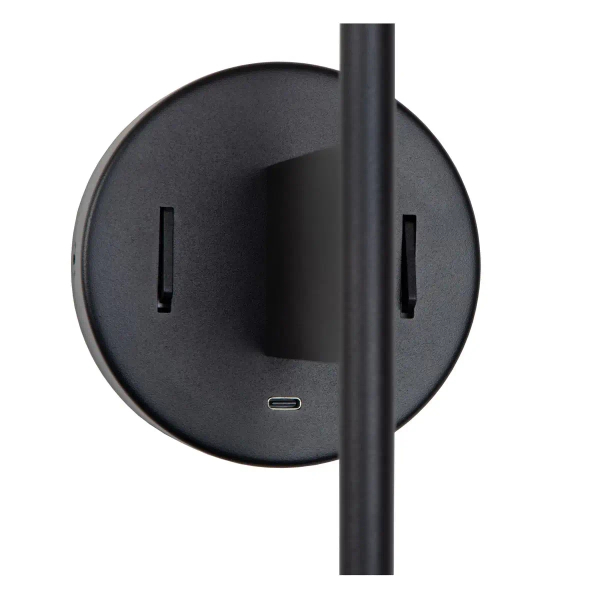 Kinkiet ścienny metalowy Magic 68211/82/30 Lucide LED 3W 2700K tuba czarna