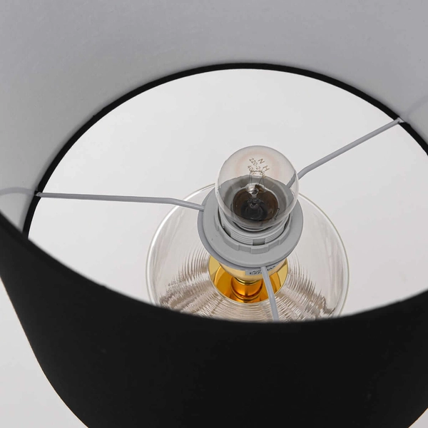 Stołowa lampa dekoracyjna Sunflower LP-818/1T BK czarny złoty