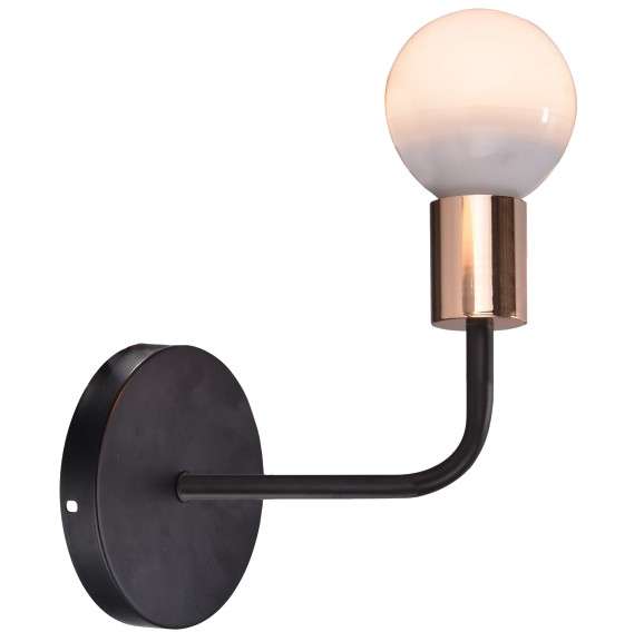 Loftowa lampa ścienna SPILL 21-56528 kinkiet żarówka bulb czarna