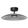 Lampa sufitowa do jadalni PECA LE44277 LED 12W 3000K talerz czarna szara