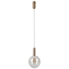 Zwieszana lampa Strela PND-34378-1M-HBR LED 5W 3000K złoty bursztynowy