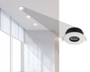 Łazienkowa lampa podtynkowa SH sufitowy wpust IP65 czarny