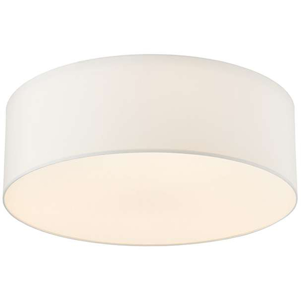 LAMPA sufitowa SPACE S 30651301 Kaspa abażurowa OPRAWA plafon okrągły biały