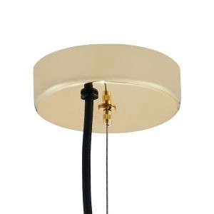 Wisząca LAMPA skandynawska ALUR 10728305 Kaspa kulista OPRAWA szklany ZWIS kula ball hygge złota biała