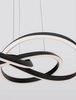 Wisząca lampa CHIAPAS LE42834 spirala salonowa LED 54W 3000K czarna