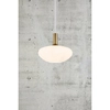 Szklana lampa wisząca do jadalni Alton 48973001 biały złoty