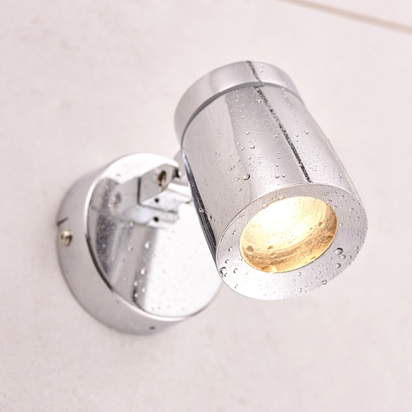 Spot sufitowy reflektor regulowany IP44 chrom Knight outlet