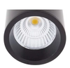 Zestaw lampa sufitowa Long C0154 + RC0153/C0154 WHITE Maxlight LED 7W 3000K czarna pierścień biały