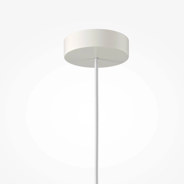 Lampa wisząca nad stół Kioto MOD178PL-01W marmurowa biała