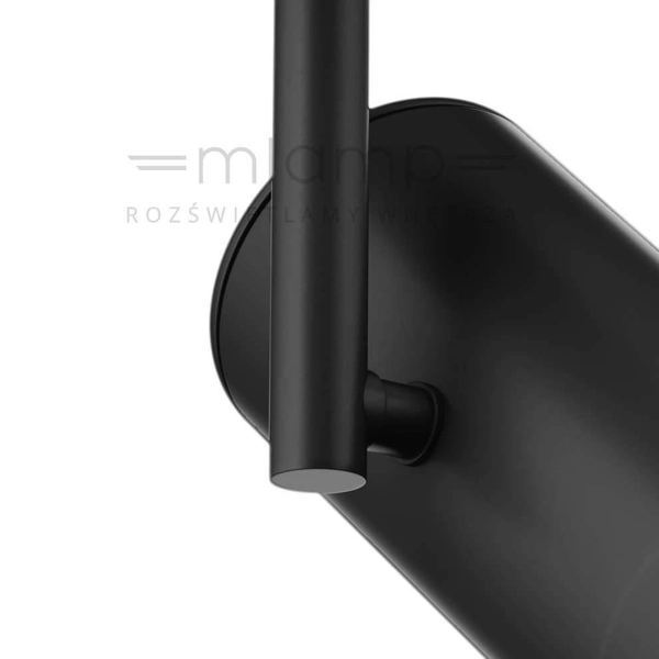 Nowoczesny spot Tori metalowa lampa nastropowa czarna