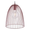 Druciana wisząca lampa Maya MAJ0158 klatka metalowa fioletowa