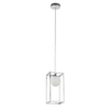 Wisząca lampa kulista Daisy MD-BR4367-D1 CH Italux chrom biały