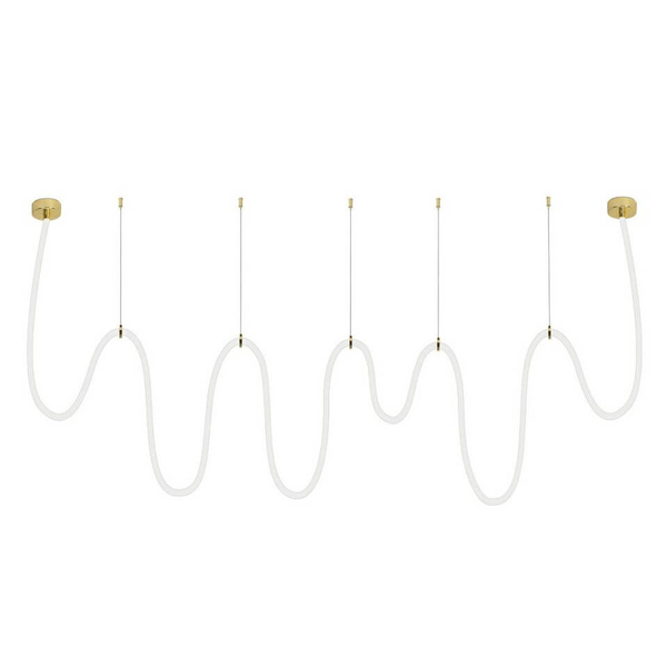 Wisząca lampa wężyk Lasso MSE1501100496 LED 70W 3000-4000K złota biała