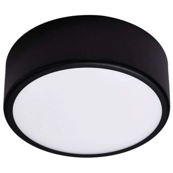 Plafon LAMPA sufitowa Cleo 137623613929 TEAM okrągła OPRAWA natynkowa metalowa czarna